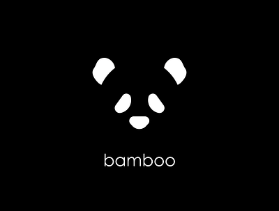 BAMBOO 01 01 app branding dark dark theme design icon illustration logo panda bear panda logo typography ui ux vector