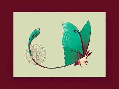 Luna Moth Card