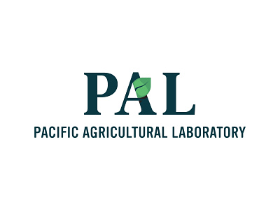 PAL (Pacific Agricultural Laboratory) branding foliage green leaf logo pacific agriculture laboratory pal west coast