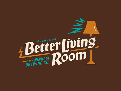 Better Living Room bar beer branding branding design design lamp lightning logodesign logos ninkasi brewing company oregon perpetuate better living restaurant restaurant logo