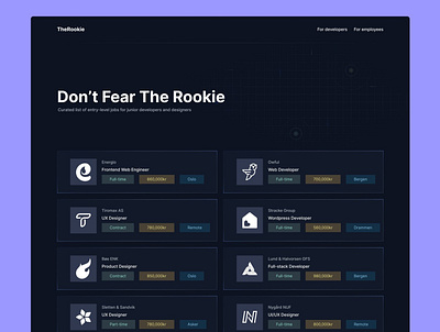 TheRookie design figma graphic design job ui ux