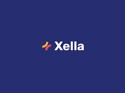 Xella brand branding computer design illustrator logo typography ui vector