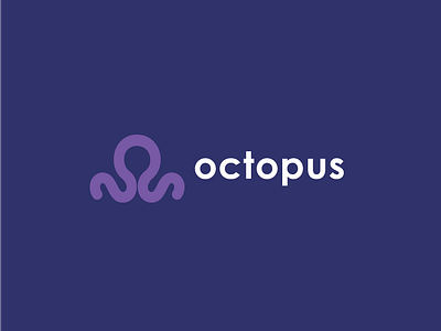 Octopus 🦑 brand branding design illustrator logo vector