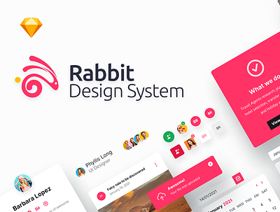 Rabbit Design System design system rabbitdesign sketchapp ui ui design ui library uitrends user interface user interface design web design