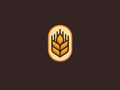 Wheat adobe illustration logo vector work wheat