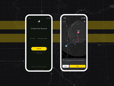 Towing app ios app location native towing ui ux