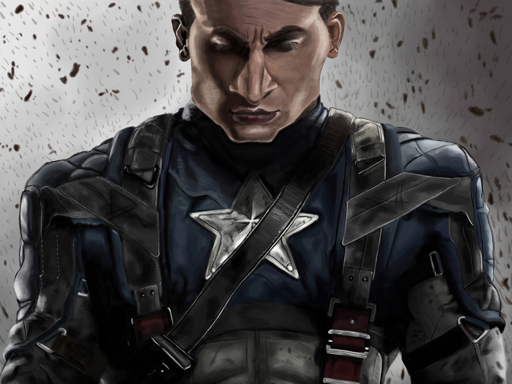 Captain America Caricature by Scott Strand on Dribbble