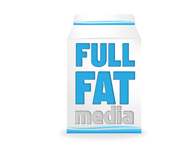 Full Fat Media full fat media logo milk carton
