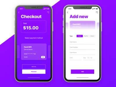 Checkout Screen app checkout design iphone 10 ui ux