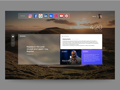 Bible Chrome Extension (Inspired by Muzli) design figma ui ux web