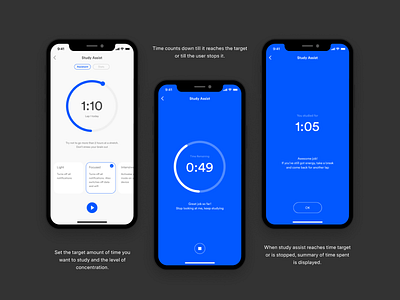 Ace Student Assistant app design figma ui ux