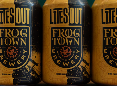 Frogtown Brewery Rebrand animation branding brewery design logo packaging strategy style guide typography