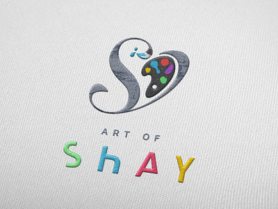 Art Of Shay Branding art badge blue branding design green heart logo marketing red style guide yellow