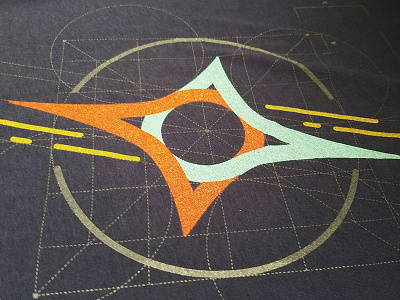 Embrace.io T-shirt detail app aqua badge branding data design logo marketing orange style guide