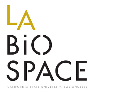La Biospace Branding art badge bio space black branding design gold innovation lab logo los angeles marketing style guide