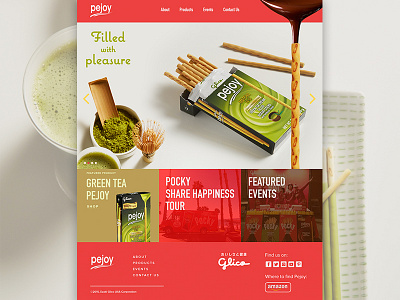 Glico | Pejoy Website design digital glico usa pejoy responsive ui web