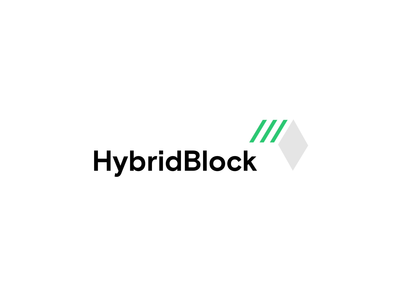 HybridBlock Logo animation app block blockchain branding crypto cryptocurrency design hybrid icon logo typography vector