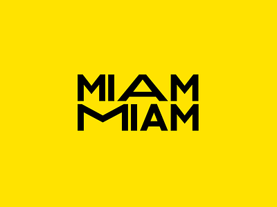 Miam Miam branding colors design illustration logo miam sandwich vector
