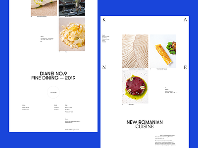 KANÉ Website branding cuisine design logo restaurant typography webdesign website