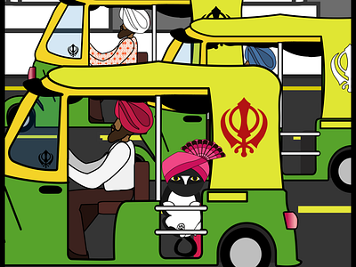 Ninjacat Vistis India Auto Rickshaw Ninjacat auto rickshaw autorickshaw billithecat black cat cat delhi india jellicle cat new delhi nina garman ninjacat punjabi rickshaw rickshaw wallah sikh south asia tuk tuk