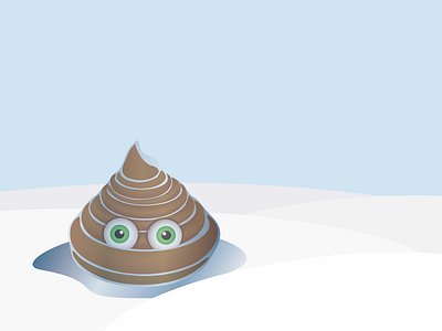 Frozen Poop crap dog dog crap emoji emoticon poo emoji poop smiley