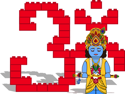 Lego Krishna hindu god india krishna lego lego man legos om toy