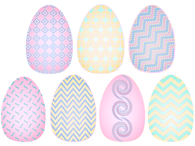 Easter Eggs easter eggs pastel spring