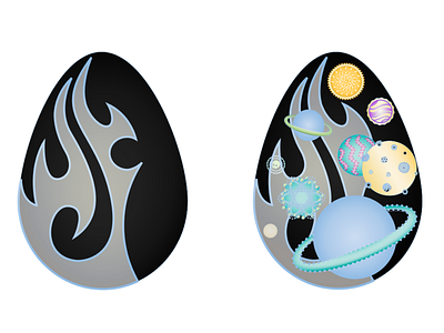 Space Age Easter Eggs easter easter eggs eggs