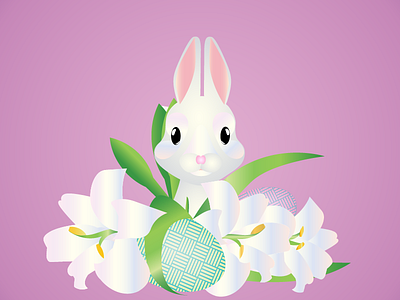 Easter Bunny baby bunny bunny easter easter bunny easter egg easter eggs easter lilies easter lily hare lilies rabbit