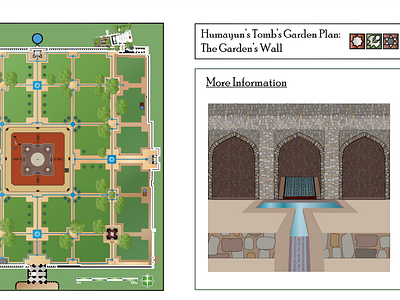 Humayun's Tomb's Garden Wall MughalArch.com akbar humayun india mughal mughal architecture nizamuddin rubble rusticated