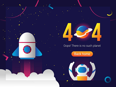 404 page design dribbble icon illustration landing page ui ux vecor