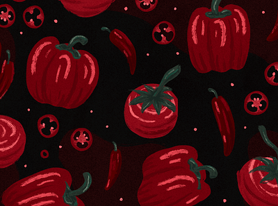 Arrabbiata - Classico Riserva design digital art food illustration packaging pasta pepper sauce tomato