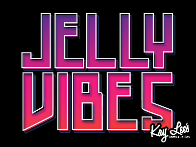 Jelly Vibes branding fun indiana jams jelly logo