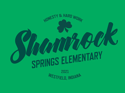 Shamrock tee branding indiana indianapolis logo rocks shamrock sports t shirt tee vector