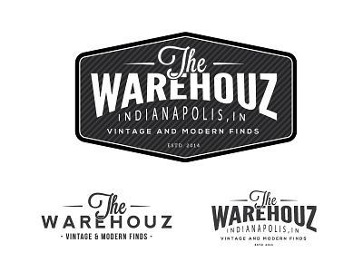 Warehouze branding logo modern shop vintage warehouze