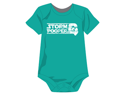 Stormpoopers apparel baby burnish and press kid kids onesies pooper starwars stormtrooper t shirt tee trooper