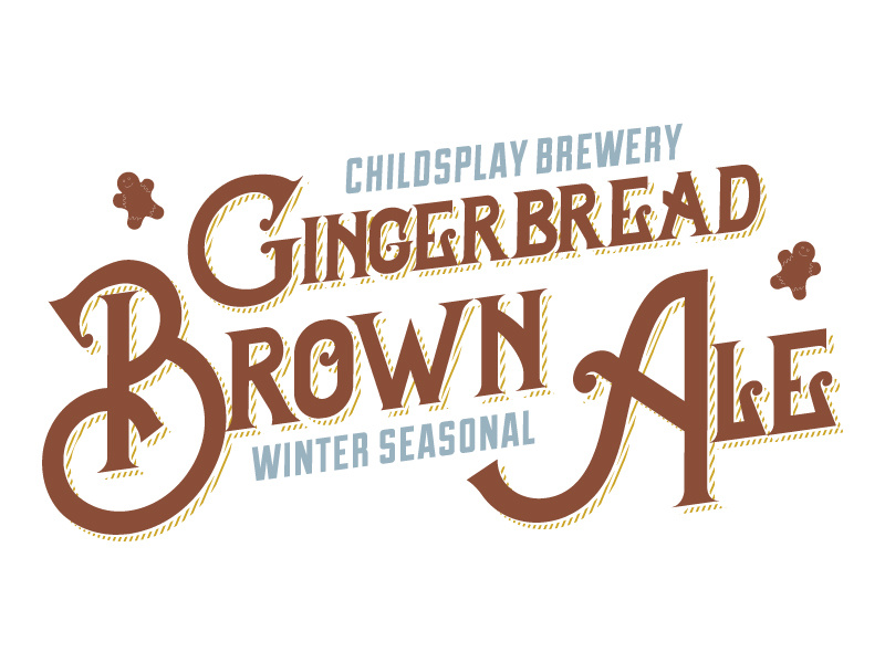 Gingerbread Brown Ale Beer by Midwest Shirt Company on Dribbble