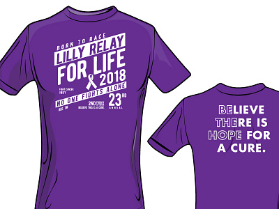 Lilly Relay for Life tee idea