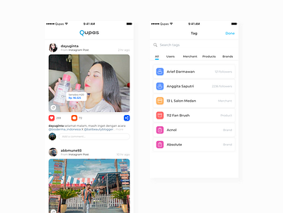 user interface for social commerce platform app design illustration ui ux