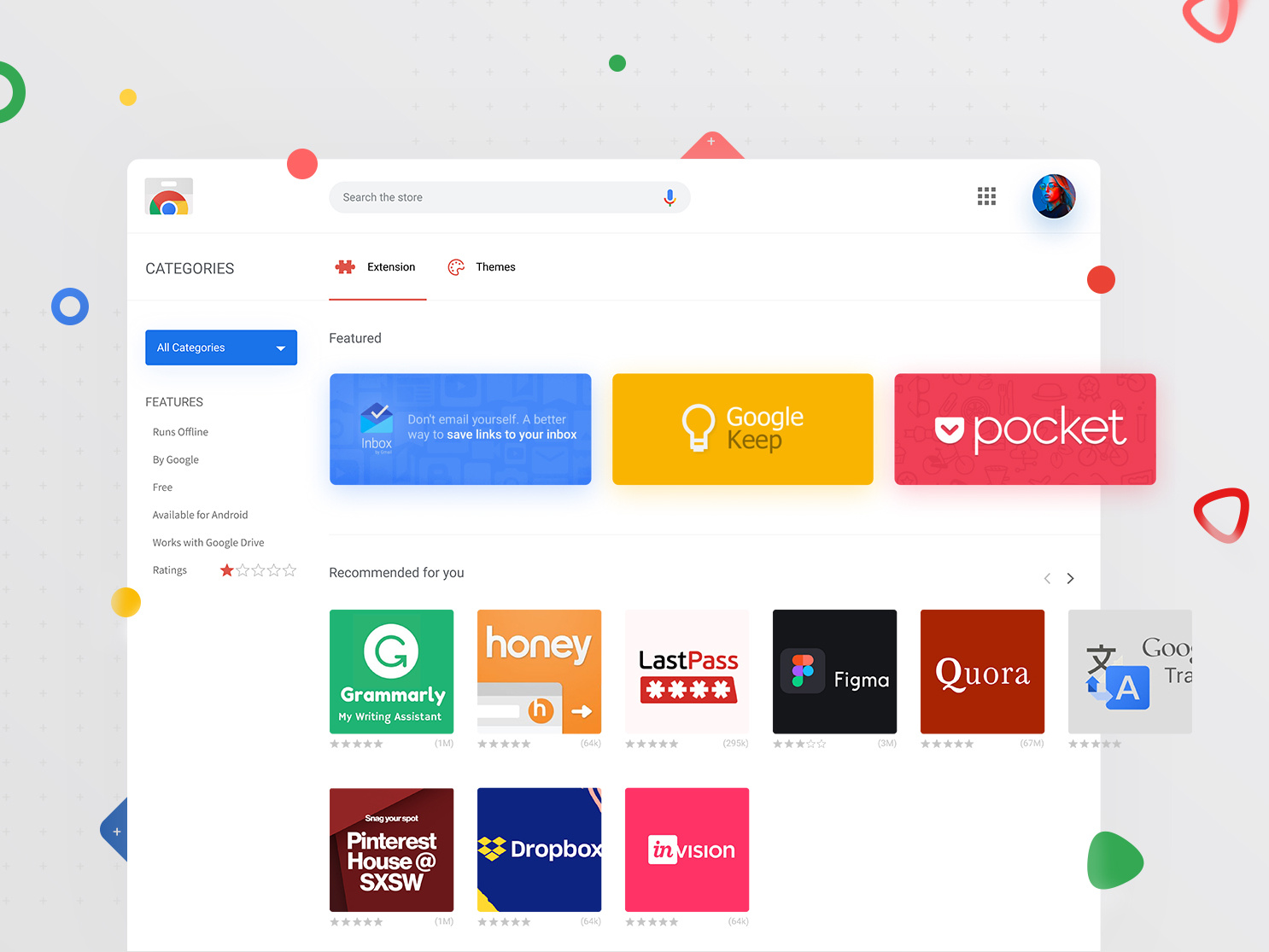 google chrome store