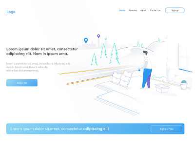 E-Commerce Web App Illustration