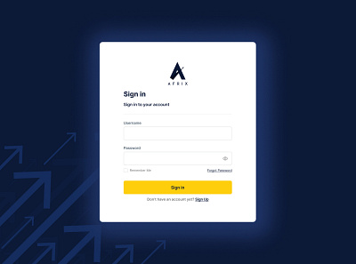 Afrix - Sign in afrix branding design form graphic design layout login register signin ui web design