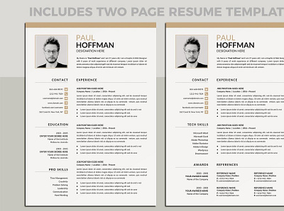 Resume Template / CV