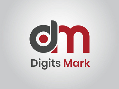 digits mark logo design