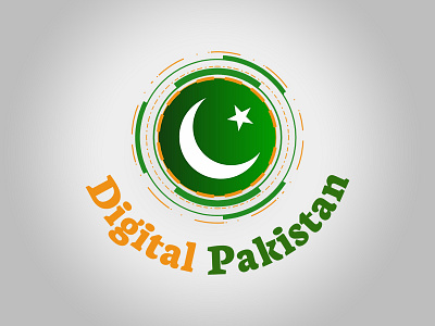 Digital Pakistan Logo branding design effect logo logodesign vector