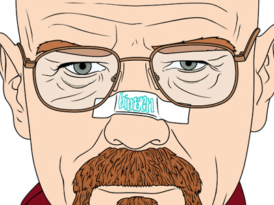 Walter White, yoh! bad breaking breakingbad character digital fanart heisenberg vector walter walterwhite white wip