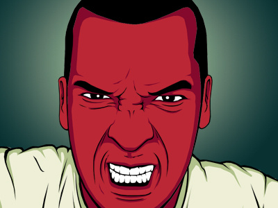 angry selfportrait angry illustration red selfportrait vector