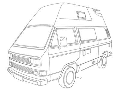 VW BUS T3 CAMPER