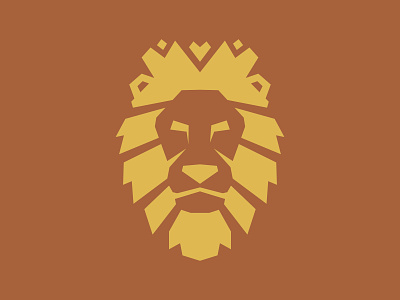 Lion Head Logo branding gold illustration lion lion head logo logodesign luxury