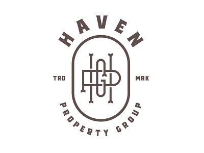 Haven Property Group haven logo monogram monogram logo property management